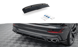 Maxton Design Central Rear Splitter (With Vertical Bars) Audi SQ8 Mk1 by Maxton Design AU-SQ8-1F-RD1G+RD2G