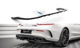 Maxton Design Central Rear Splitter (With Vertical Bars) Mercedes-AMG C 63AMG Coupe C205 Facelift by Maxton Design ME-C-205F-AMG-C-RD1G+RD2G