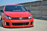 Maxton Design Front Racing Splitter VW Golf Mk6 GTI 35Th by Maxton Design VW-GO-6-GTI-35TH-CNC-FD1A