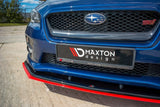 Maxton Design Front Splitter V.4 Subaru WRX STI by Maxton Design SUIM4WRXSTI-FD2G+FD2RRED