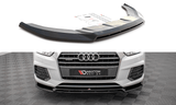Maxton Design Front Splitter V.2 Audi Q3 S-Line 8U Facelift by Maxton Design AU-Q3-1F-SLINE-FD2G+FD2RG