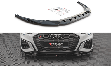 Maxton Design Front Splitter V.3 Audi S3 / A3 S-Line 8Y by Maxton Design AU-A3-8Y-SLINE-FD3G