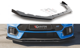 RACING DURABILITY FRONT SPLITTER + FLAPS FORD FOCUS RS MK3 by FORD FOFO3RSCNC-FD1B+FSF1G