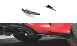 Maxton Design Racing Durability Rear Side Splitters + Flaps Mercedes-AMG C43 Coupe C205 by Maxton Design MEC20543AMGCNC-RSD1B+RSF1G