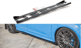 RACING DURABILITY SIDE SKIRTS DIFFUSERS + FLAPS FORD FOCUS RS MK3 by FORD FOFO3RSCNC-SD1B+SRF1G