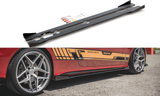 Maxton Design Racing Durability Side Skirts Diffusers + Flaps Mercedes-AMG C43 Coupe C205 by Maxton Design MEC20543AMGCNC-SD1B+SRF1G