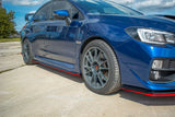 Maxton Design Side Skirts Diffusers V.2 Subaru WRX STI by Maxton Design SUIM4WRXSTI-SD2RRED+SD2G
