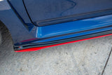 Maxton Design Side Skirts Diffusers V.2 Subaru WRX STI by Maxton Design SUIM4WRXSTI-SD2RRED+SD2G