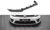 Maxton Design Street Pro Front Splitter V.1 + Flaps VW Golf R Mk7 by Maxton Design VWGO7RCNC-FD1B+FSF1G