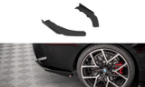 Maxton Design Street Pro Rear Side Splitters + Flaps BMW 4 M-Pack G22 by Maxton Design BM4G22MPACKCNC-RSD1B+RSF1G