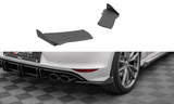 Maxton Design Street Pro Rear Side Splitters + Flaps VW Golf R Mk7 by Maxton Design VWGO7RCNC-RSD1B+RSF1G