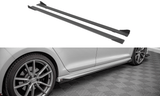 Maxton Design Street Pro Side Skirts Diffusers + Flaps VW Golf R Mk7 by Maxton Design VWGO7RCNC-SD1B+SRF1G