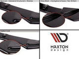 Maxton Design Central Rear Splitter (With Vertical Bars) Audi E-Tron by Maxton Design AU-ETRON-1-RD1G+RD2G
