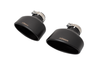 XForce Audi 8V RS3 Sedan Black Tips by xforce ESRS317BLKTIP