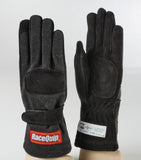 RaceQuip Black 2-Layer SFI-5 Glove by RaceQuip