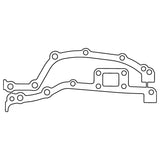 Cometic Jaguar 1954-1969 XK6 .016in AFM Timing Cover Gasket by Cometic CGS-C4336-018