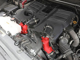 aFe 2022 Toyota Land Cruiser (J300) V6-3.5L (tt) BladeRunner 2.5in Aluminum Hot Charge Pipe - Red by AFE 46-20558-R