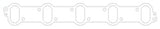 Cometic 1992+ Dodge 8.0L Viper .012in Fiber Intake Manifold Gasket by Cometic CGS-C5827-012