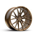 Variant Wheels RIAN 21" Custom Drill Satin Bronze by Variant Wheels VA-EVO-2112L-RIAN-BZS
