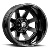 Fuel Wheels DE09 FF09D 24" 8x165.1 Matte Black Milled by Fuel Offroad DE0924828D35