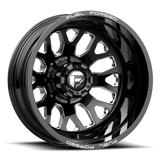 Fuel Wheels DE19 FF19D 24" 10x225 Gloss Black Milled by Fuel Offroad DE192482A935