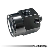 034 Motorsport Fuel Pressure Regulator Housing Adapter  (FPR Remote Mount) - Billet Aluminum by 034 Motorsport 034-106-5001-RAW