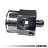 034 Motorsport Fuel Pressure Regulator Housing Adapter (FPR Remote Mount) - Billet Aluminum by 034 Motorsport 034-106-5001-RAW
