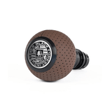 BFI Heavy Weight Shift Knob - GS2 - Nougat Brown Air Leather - Black Anodized - 924-944/951 by BFI GS2S-P44-NT