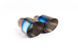 Milltek Dual GT-100 Burnt Titanium Trims Milltek Road+ Part Resonated Cat-Back Exhaust System - Audi / 2.0T / B9 / A4 SSXAU614