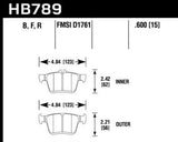 Hawk Hawk Performance HP+ Street Brake Pads (Rear) - VW/Audi / Jetta / A3 HB789N.600