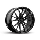 Variant Wheels RIAN 21" Custom Drill Satin Black by Variant Wheels VA-EVO-2112L-RIAN-BKS