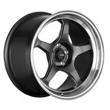 Konig Hyperspec 17" 5x100 Anthracite Metallic w/ Mirror Machined Lip by Konig Wheels