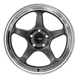 Konig Hyperspec 15" 4x100 Anthracite Metallic w/ Mirror Machined Lip by Konig Wheels