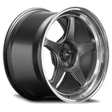Konig Hyperspec 17" 4x100 Anthracite Metallic w/ Mirror Machined Lip by Konig Wheels