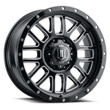 ICON Alloys Alpha 20" 5x150 Gloss Black Milled Spokes by ICON Vehicle Dynamics 1220905556GBMW