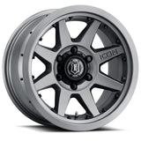 ICON Alloys Rebound Pro 17" 5x150 Titanium by ICON Vehicle Dynamics 21817855557TT