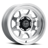 ICON Alloys Nuevo 17" 6x135 Silver Machined | ico8117856350SM