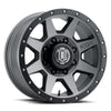 ICON Alloys Rebound HD 18" 8x165.1 Titanium - 18x9 et12 / 8x165.1 / cb121.4