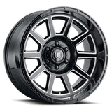 ICON Alloys Recoil 20" 5x127 Gloss Black Milled Spokes | ico6220107345GBMW