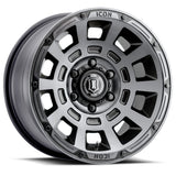ICON Alloys Thrust 17" 5x150 Smoked Satin Black Tint | ico2817855557SSBT
