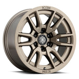 ICON Alloys Vector 6 17" 6x139.7 Bronze | ico2417858347BR