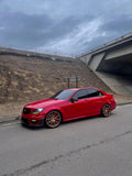 Suvneer Motorsports Suvneer W204 Facelift C63 Carbon Fiber Front Bumper Side Fins