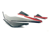 Kies VS Style Dry Carbon Fiber 4pc Canard Set - BMW M3 (G80) / M4 (G82 / G83) by Kies Carbon KMSG8XDCF-VS-CNRD