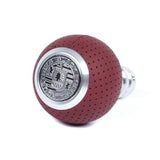BFI Magma Red Air Leather / Machined Finish BFI Heavy Weight Shift Knob - Air Leather (BMW Fitment) GS2MB