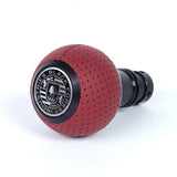 BFI Magma Red Air Leather / Black Anodized BFI Heavy Weight Shift Knob - Air Leather (BMW Fitment) GS2SMB