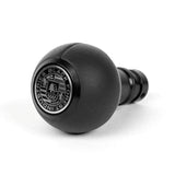 BFI Black Napa Leather / Black Anodized BFI Heavy Weight Shift Knob - Black Nappa Leather (BMW Fitment) GS2SHB