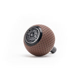 BFI Nougat Brown Air Leather - Black Anodized BFI Heavy Weight Shift Knob - GS2 - Audi R8 (V2) GS2-R8-SNT