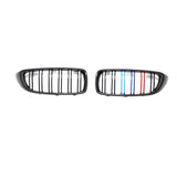 Velt Sport Carbon Fiber & ABS Grill (M TriColor)  -  BMW F3X / F8X 4 Series by Velt Sport VELT-EXT-0215