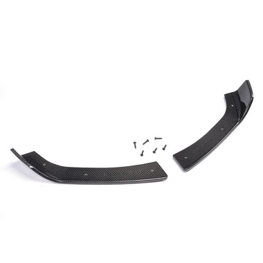 Velt Sport Carbon Fiber Front Splitter Fins - BMW F30 M Sport 3 Series by Velt Sport VELT-EXT-0107