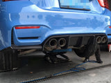 Velt Sport Carbon Fiber Rear Diffuser with Rear Skirts - BMW F8x M3 / M4 by Velt Sport VELT-EXT-0314